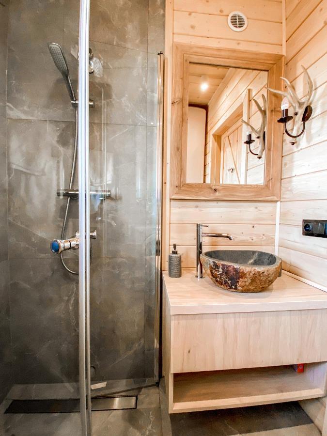 Osada Janosika Jacuzzi Drewniany Domek Na Odludziu Klikuszowa Экстерьер фото